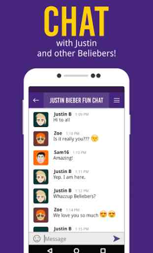 Justin Bieber Fun Chat 1