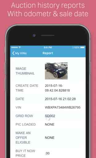 VIN Revise: instant access to car history check. 3