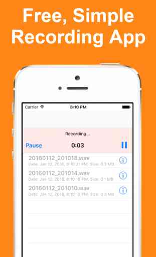 Voice Recorder - free, simple recording app 1