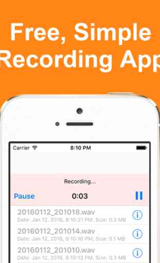 Voice Recorder - free, simple recording app 4
