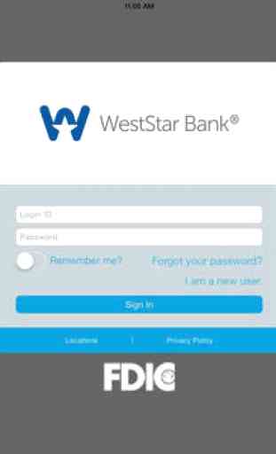 WestStar Bank Mobile Banking 3
