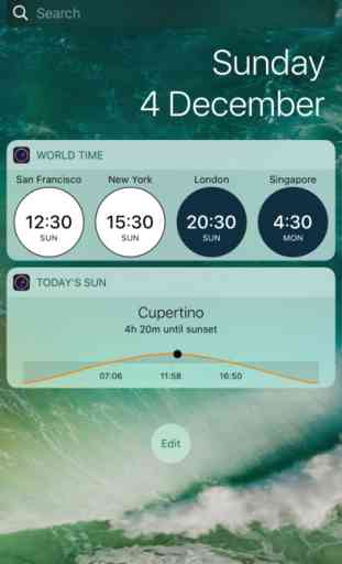World Clock - local time widget for any timezone 1