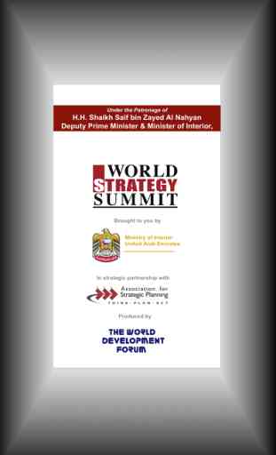 World Strategy Summit - Abu Dhabi 2015 1