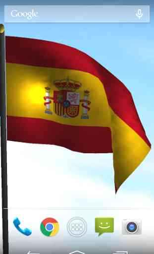 3D Spain Flag Live Wallpaper 1