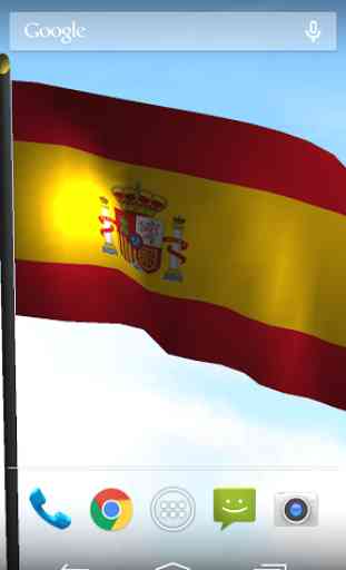 3D Spain Flag Live Wallpaper 3