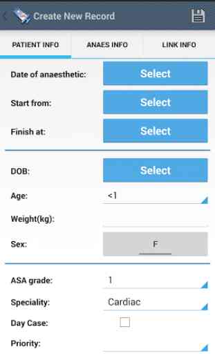 Anaesthesia Logbook-Log4ASLite 1