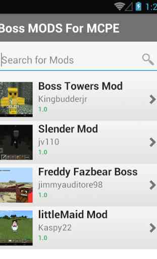 Boss MODS For MCPE 2