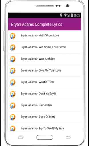 Bryan Adams Complete Lyrics 1