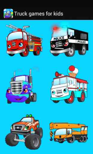 Car truck games for kids free 1