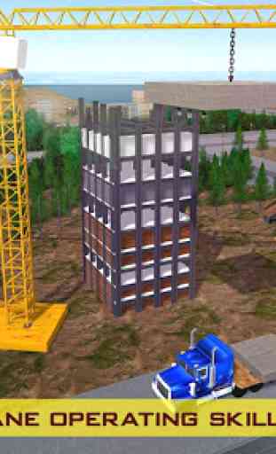 Construction Crane Hill SIM 3D 4