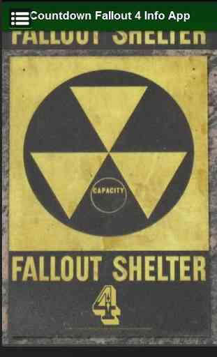 Countdown: Fallout 4 Info App 2