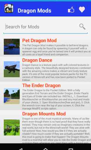 Dragon Mod For MCPE` 2