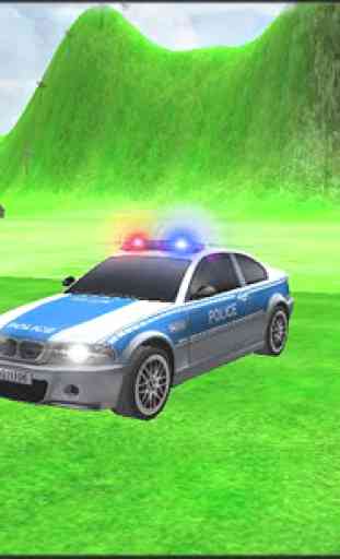 Extreme Flying Police Car 3D 2