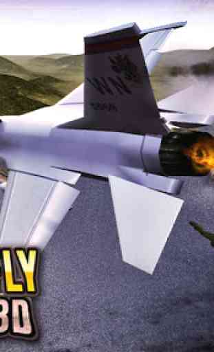 F18 Army Fly Fighter Jet 3D 3