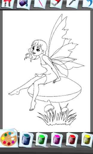 Fairy Coloring Book 4