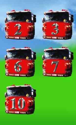 Fire Truck ABC Colours Numbers 3