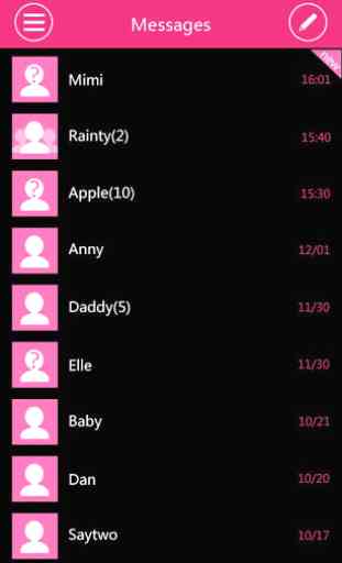 GO SMS Pro WP8 PinK ThemeEX 3