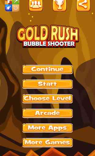 Gold Rush Bubble Shooter 2