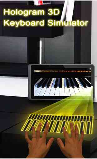 Hologram 3D Piano Prank 1