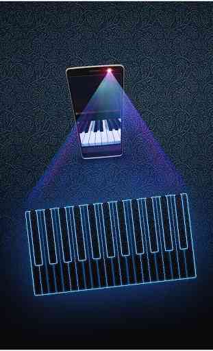 Hologram 3D Piano Prank 3