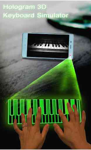 Hologram 3D Piano Prank 4
