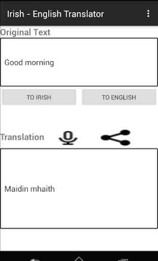 Irish - English Translator 1