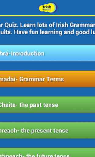 Irish Grammar 1