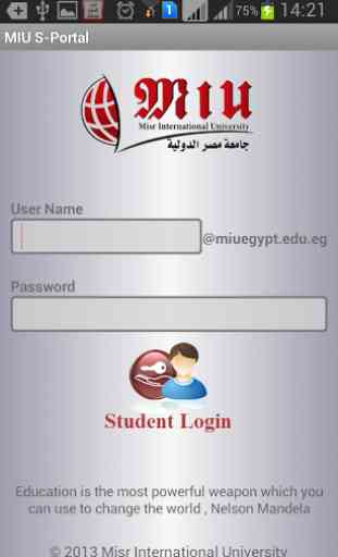 MIU Student Portal 1