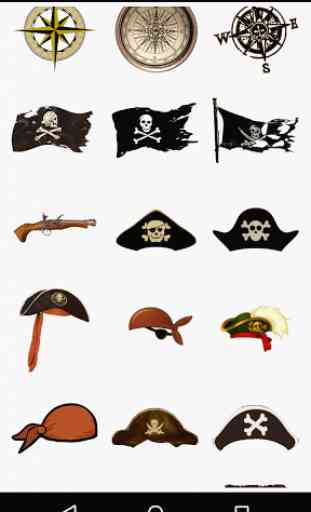Pirates photo stickers 2