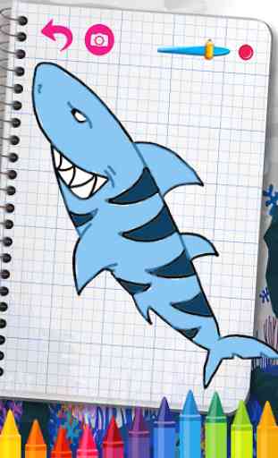 Shark Evolution Coloring Book 2