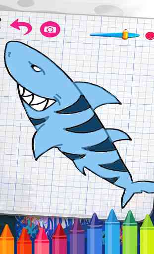 Shark Evolution Coloring Book 4