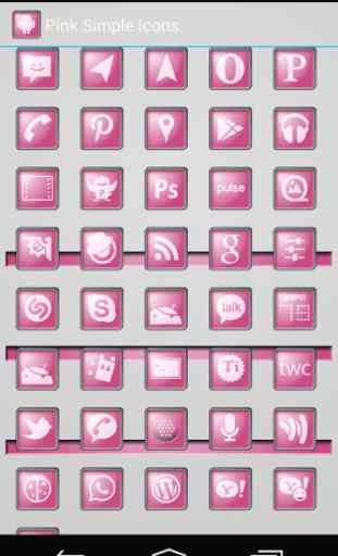 Simple Pink - Icon Theme 3