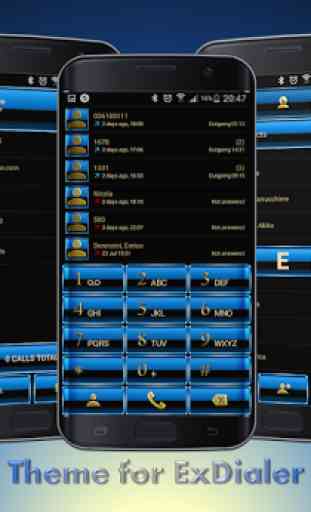 Theme for ExDialer Blue Gold 1