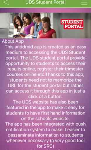 UDS Student Portal 3