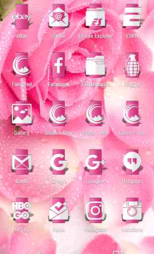 Up Pink Icon Pack 4