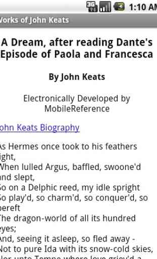 Works of John Keats 2