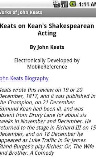 Works of John Keats 3