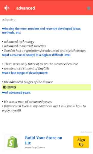 Advanced Dictionary of English 2