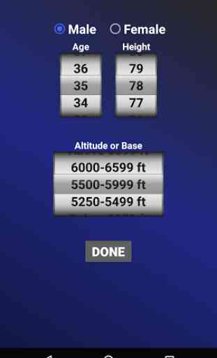 Air Force PT Test Calculator 3