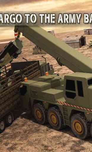 Army Truck Transport Tank 3D 3