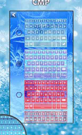 Frozen Keyboard Themes 4