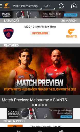GWS Giants Official App 2