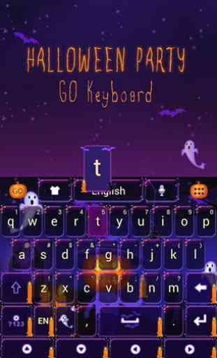 Halloween Party Keyboard Theme 3