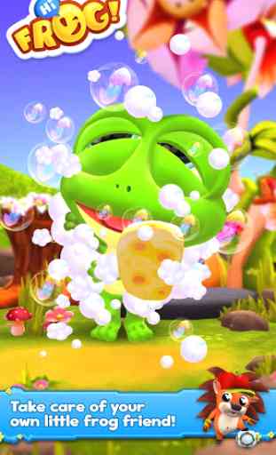 Hi Frog! - Free pet game app 2