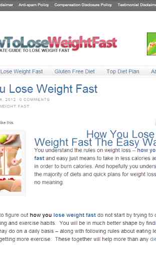 How to Lose Weight Fast Easily 3