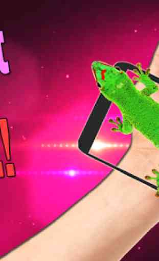 Lizard On The Hand Mega Joke 2