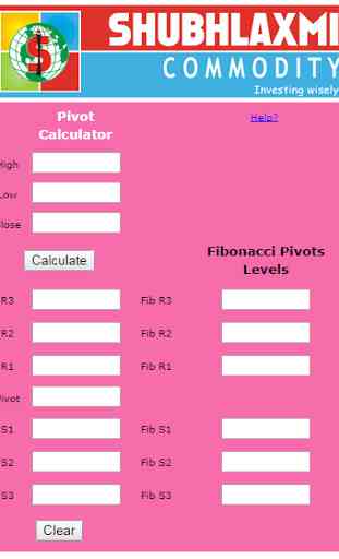 Pivot Calculator 2