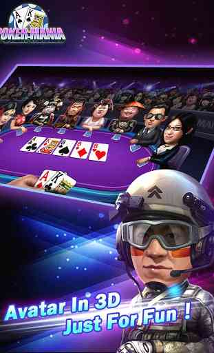 Poker Mania-3D Texas Poker 3