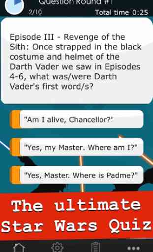 Quiz App for Star Wars 1