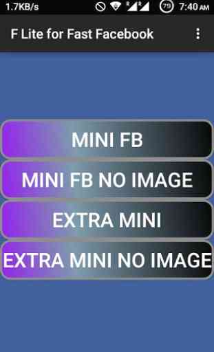 SIMPLE Lite for Facebook 1